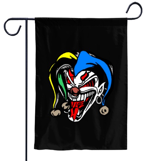 Devil Card Garden Flags