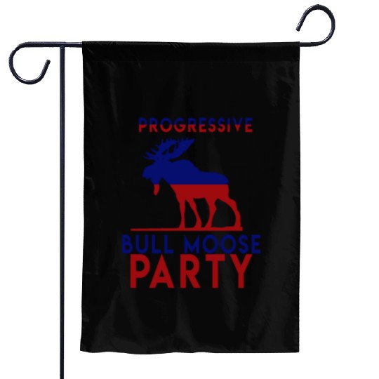 Bull Moose Party Progressive Teddy Roosevelt Garden Flags
