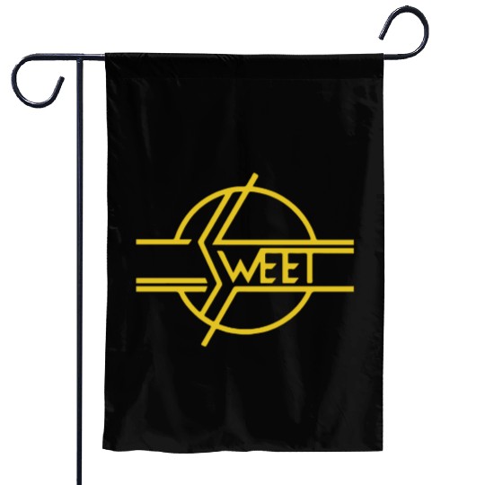 New THE SWEET BAND Glam 70s Classic Rock Band 70s Garden Flags