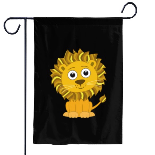 Lion cute for Kids and Baby Garden Flags