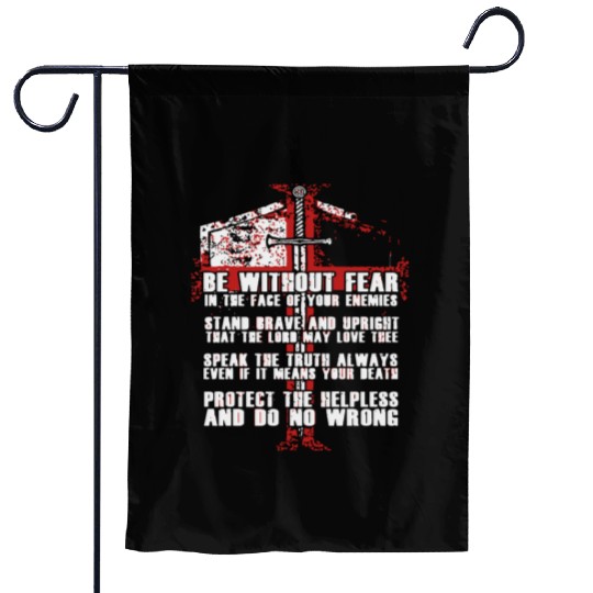 Templar - the knights templar code Garden Flags