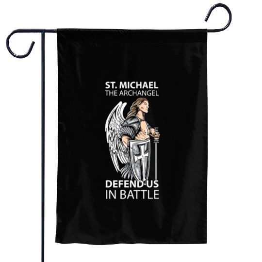 St Michael the Archangel Saints Angel Catholic Garden Flags