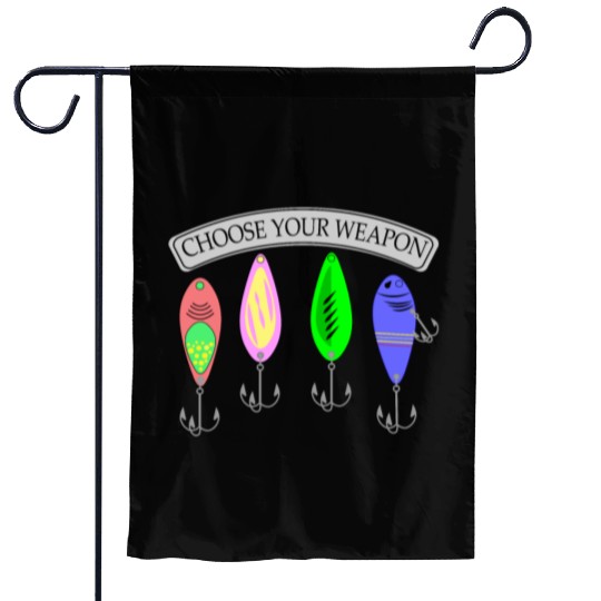 Fishing Lures Garden Flags