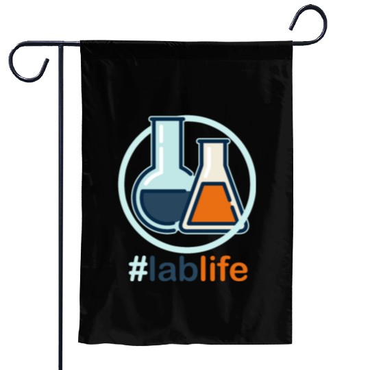 Laboratory Chemistry Chemist Science Gift Garden Flags
