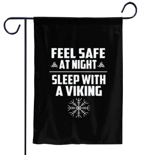 Doberman - viking! feel safe at night sleep with Garden Flags