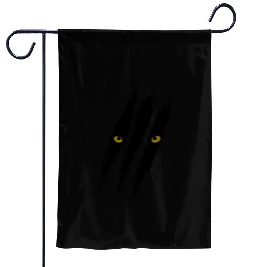 Black Panther Scratch Garden Flags