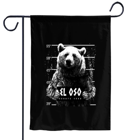 Animal Print - El Oso Garden Flags