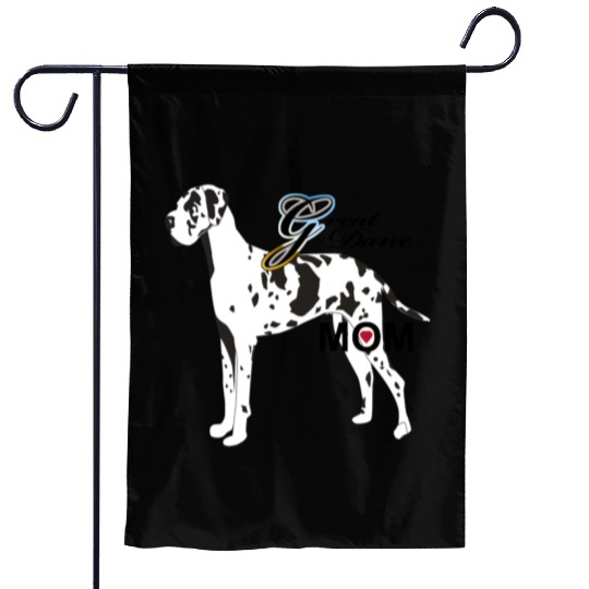 Great Dane Mom Garden Flags