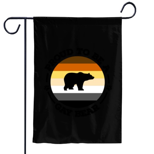 Proud to be a gay bear LGBT Gay Pride Community Garden Flags