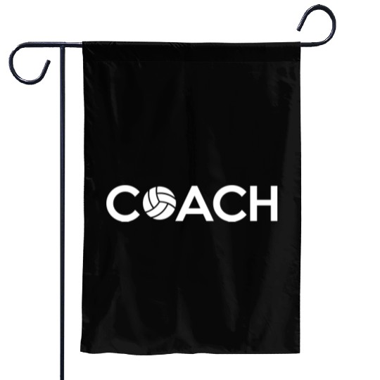 Volleyball Coach Garden Flags