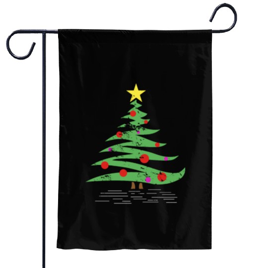 Christmas Tree gift winter kids grandparents Garden Flags
