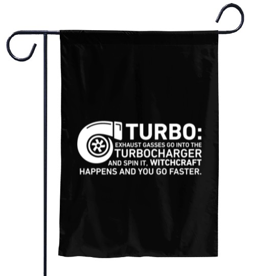 Turbo Witchcraft - Jeremy Clarkson Garden Flags