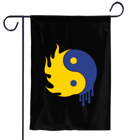 Ying Yang Garden Flags