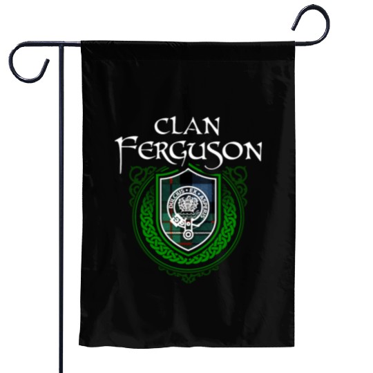 Ferguson Surname Scottish Clan Tartan Crest Badge Garden Flags