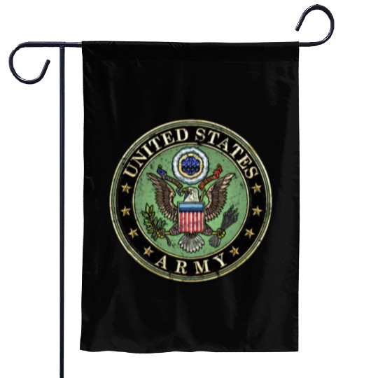 Worn US Army Seal Garden Flags