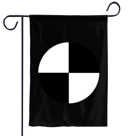 Crash Test Dummy Logo Garden Flags
