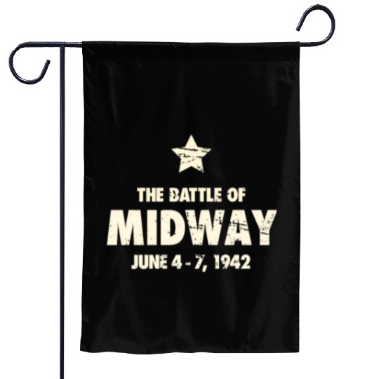 Battle Of Midway - World War 2 / WWII Garden Flags