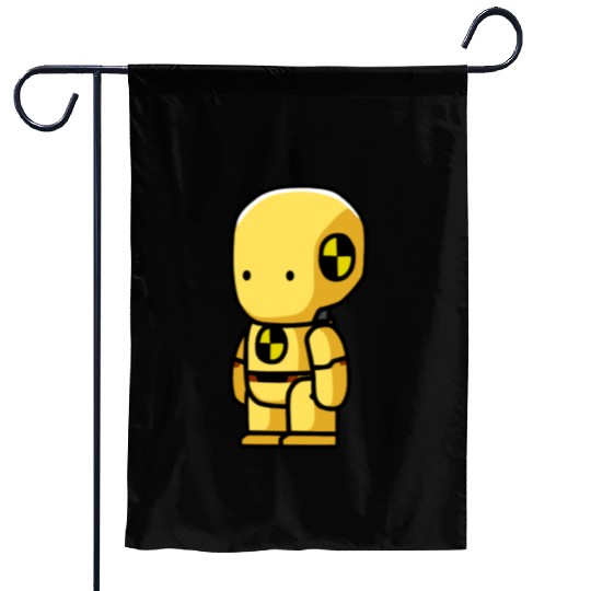 crash test dummies Garden Flags