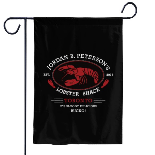 Jordan Peterson - Lobster Shack Bucko Garden Flags