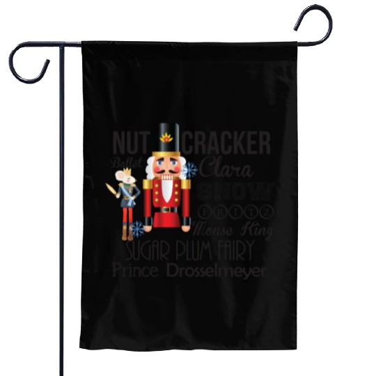 Nutcracker Ballet Garden Flags - Dance