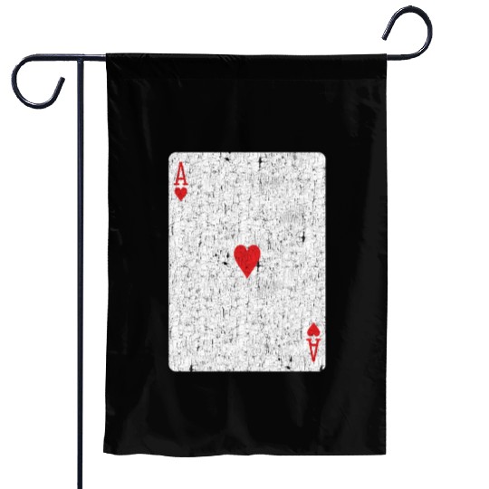 ace of hearts playing card Garden Flags