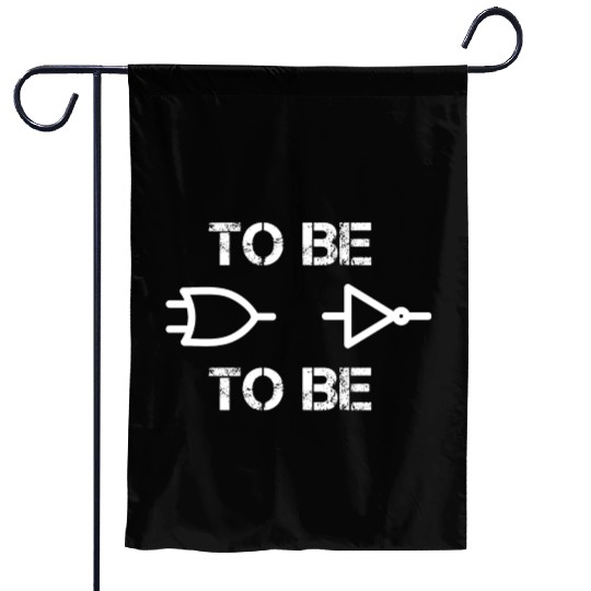 Logic circuit electrical engineering Garden Flags