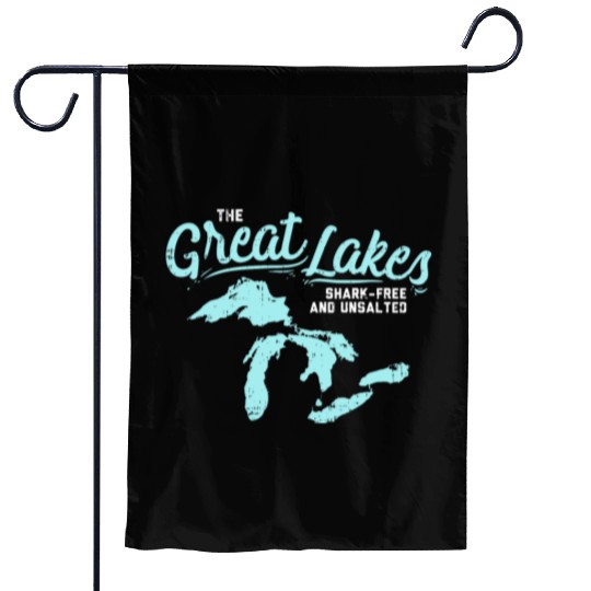 Lake The Great Lakes Silhouette USA Border Gift Garden Flags