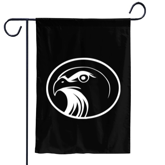 3D Eagle Head Garden Flags