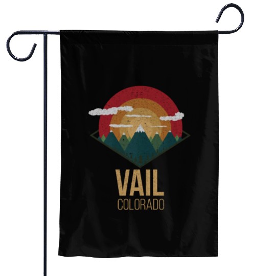 Snowboard Vail Colorado Snowpark Ski Winter Gift Garden Flags