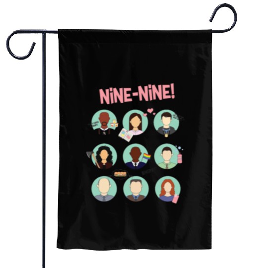 Brooklyn Nine - Nine Squad Garden Flags