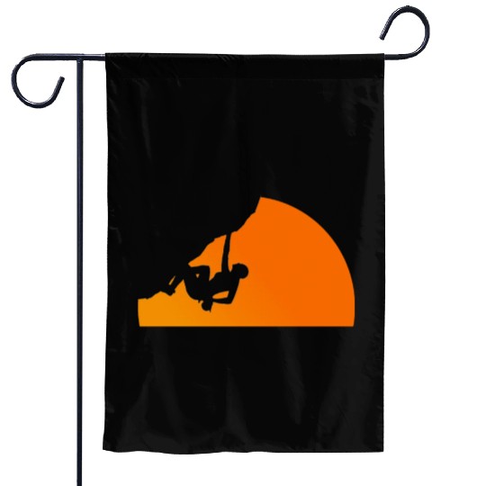 Climbing Sun - Climbing, Bouldering, Mountains, Gi Garden Flags