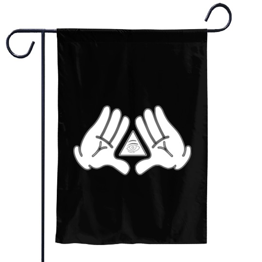 Funny Hova Illuminati Free Mason Secret Society Te Garden Flags
