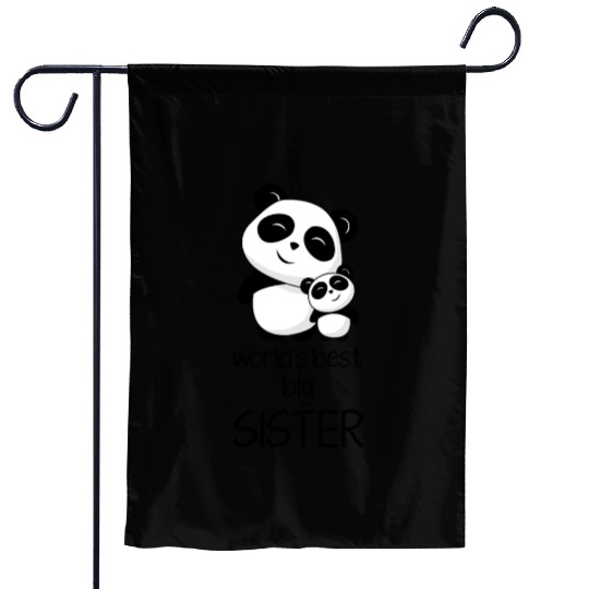 worlds best big sister Garden Flags