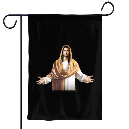Jesus Christ Garden Flags