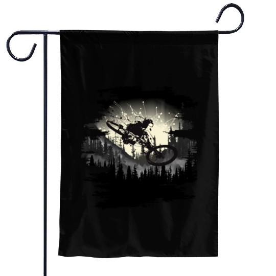 Forest Ink Garden Flags