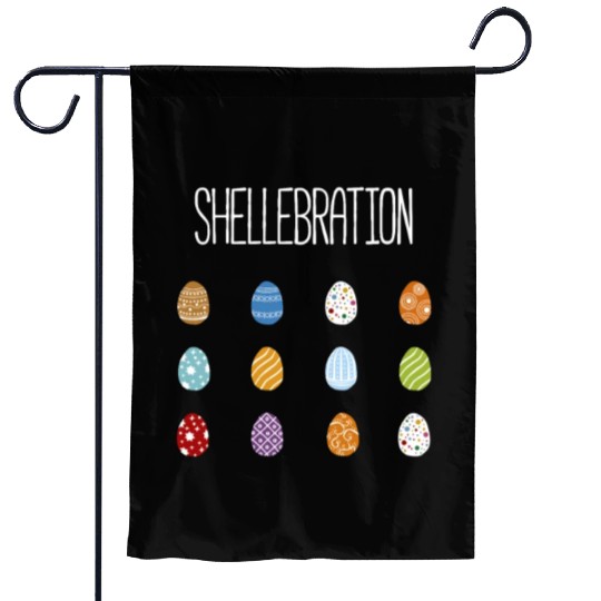 Easter pun Easter egg celebration holiday Garden Flags