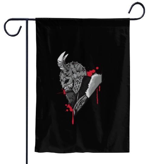 Viking Warrior | Raven Odin Valhalla Valknut Loki Garden Flags