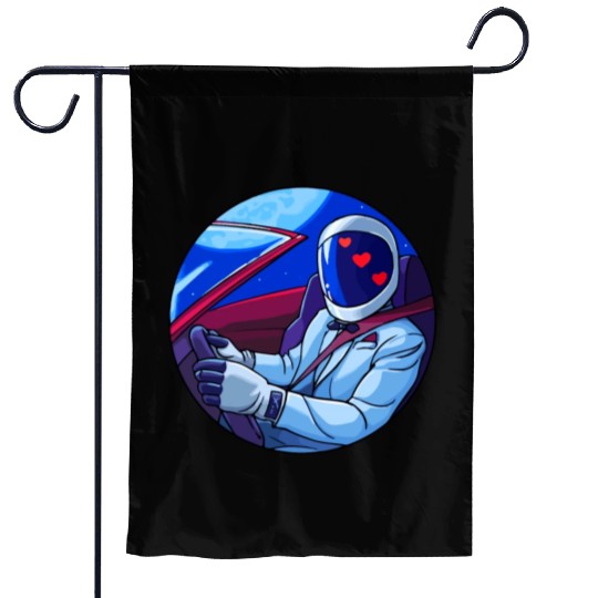 SpaceX Tesla Starman Garden Flags