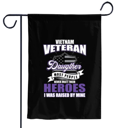 Vietnam Veteran, gift, birthday, heroes Garden Flags