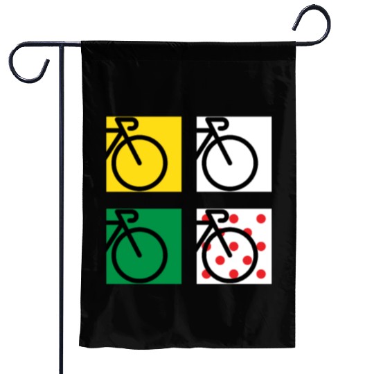 Tour Bike Race in France Garden Flags