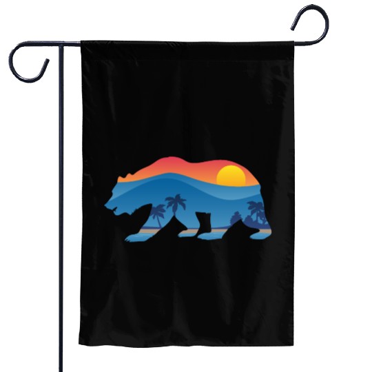 California Bear Garden Flags