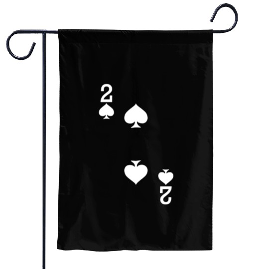 2 of Spades Playing Card Halloween Costume Garden Flags