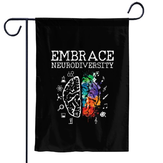 Embrace Neurodiversity - ASD ADHD Autism Awareness Garden Flags