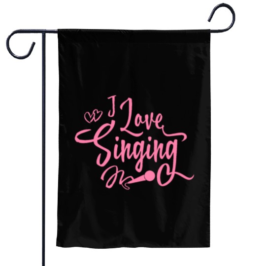 Song Sing Singing School Mom Singer Singing Garden Flags
