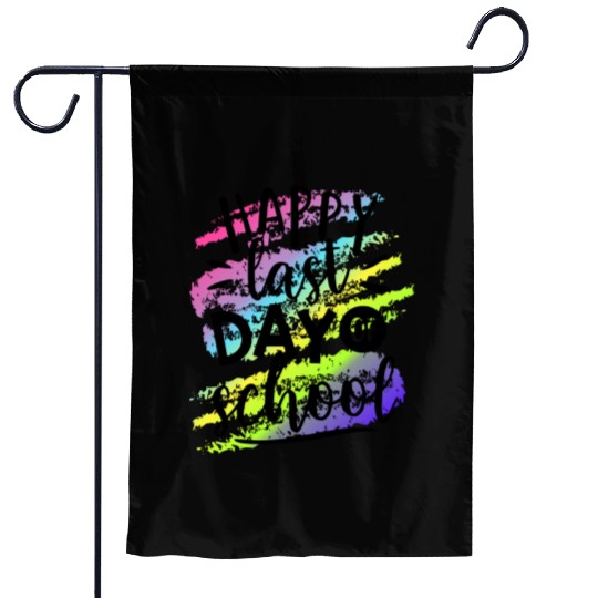 Happy Last Day of School Teacher Garden Flags