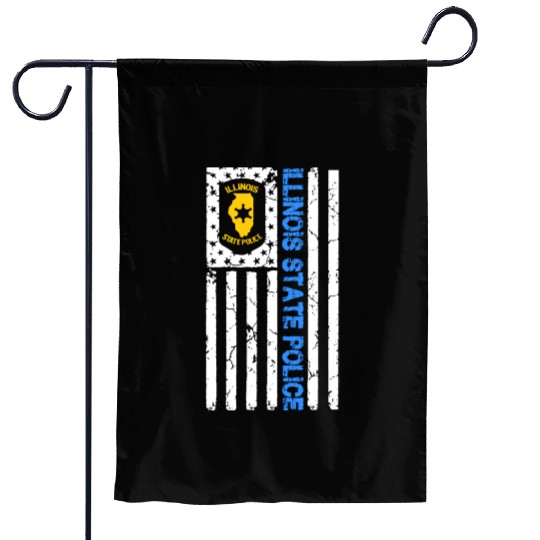 ILLINOIS STATE POLICE Garden Flags