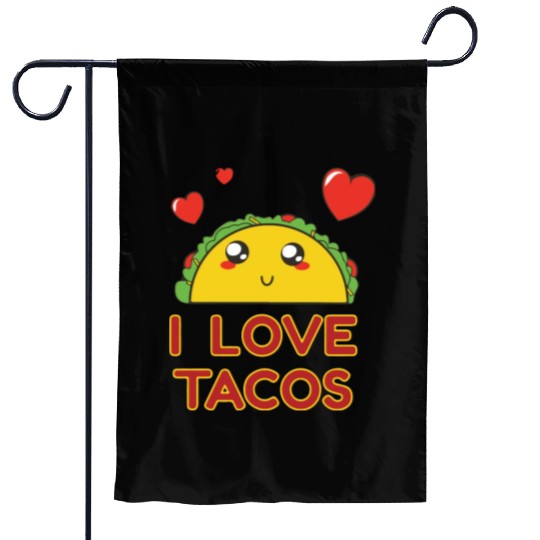 I Love Tacos Garden Flags