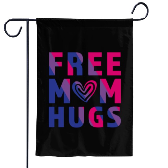 Free Mom Hugs Bisexual Garden Flags