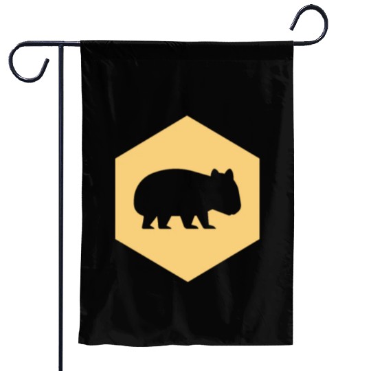Wombat Australia Animal Welfare Wilderness Gift Garden Flags