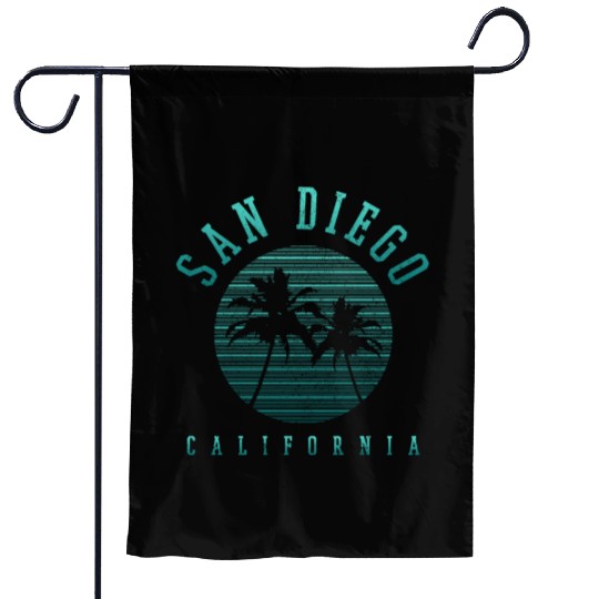 San Diego California Garden Flags